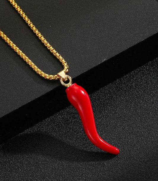 LUCKY HORN NECKLACE