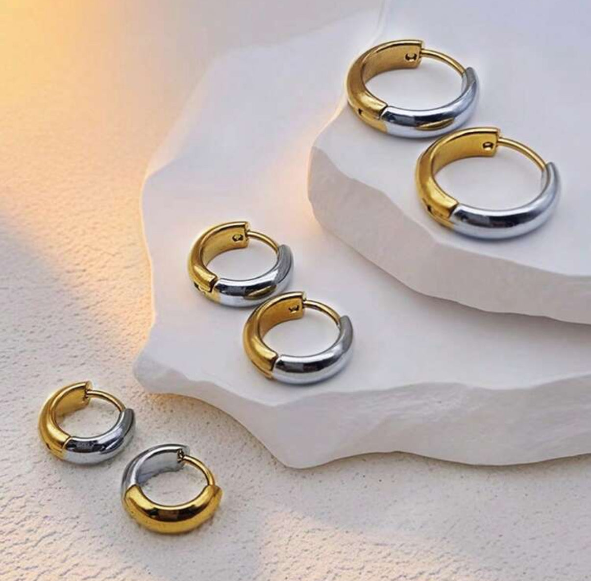 DOBLE TONO EARRING