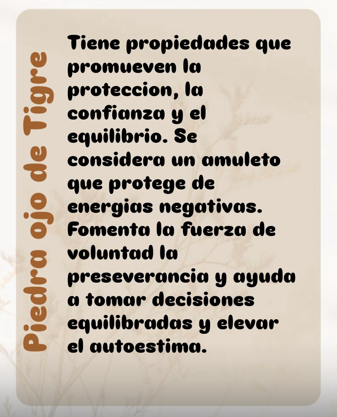 OJO DE TIGRE NECKLACE